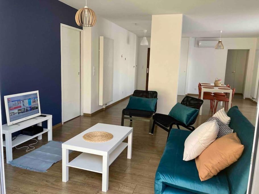 앙제 Quai Sud - Gare, 100 M2, Parking, Wifi, Superette, Lave Linge 아파트 외부 사진