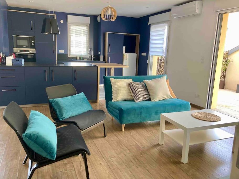 앙제 Quai Sud - Gare, 100 M2, Parking, Wifi, Superette, Lave Linge 아파트 외부 사진
